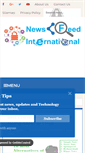 Mobile Screenshot of newsfeedinternational.com